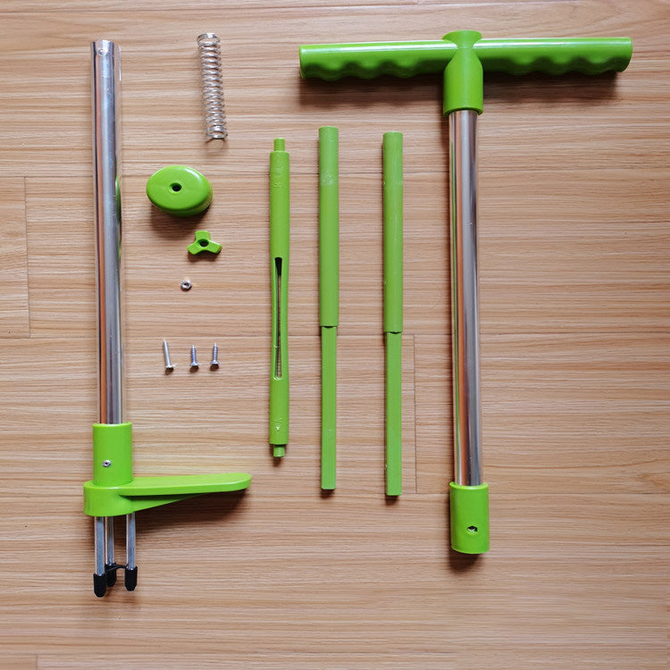 Two-Section Split Aluminum Tube Weeding And Digging Wild Vegetables Artifact New Weed Puller Manual Weed Removal Tool